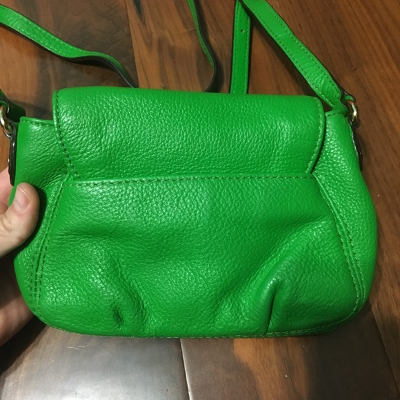 Michael Kors Bags Michael Kors Green Leather Crossbody Purse Poshmark